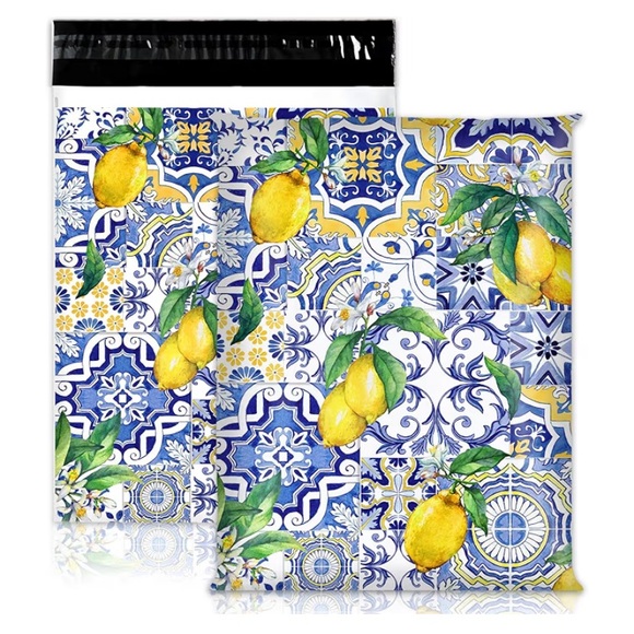 Other - 10Pk 10x13 Summer Lemon Poly Mailers